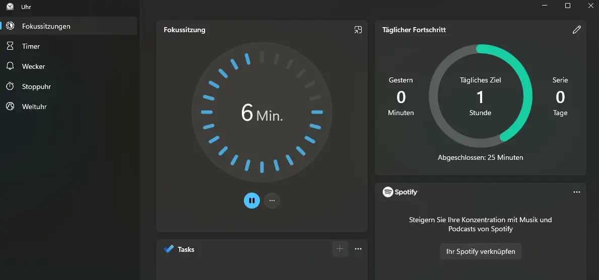 windows pomodoro timer